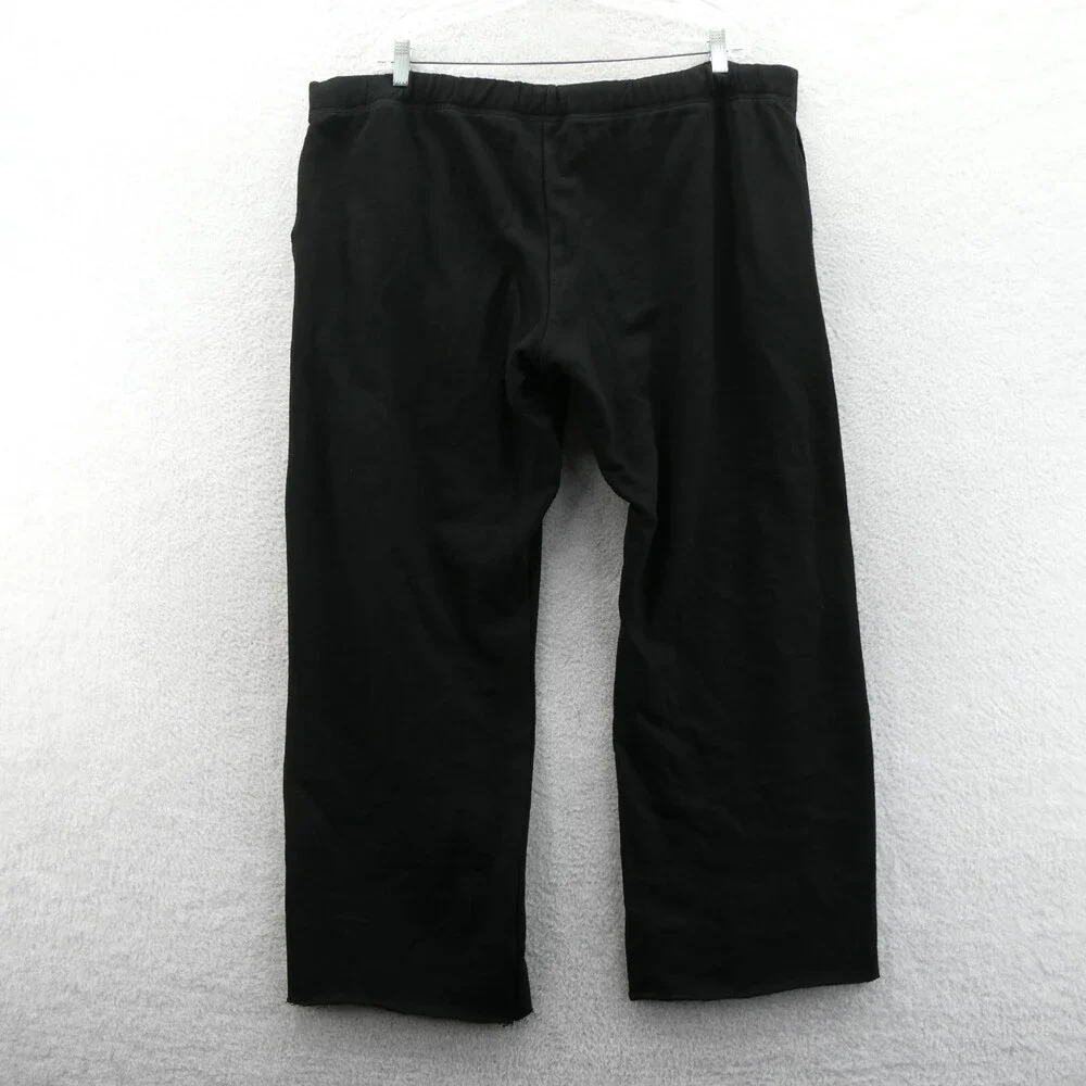 Victorias‎ Secret XXL Everyday Fleece Sweatpants Black Jogger Wide Leg PINK 2XL - Picture 6 of 8